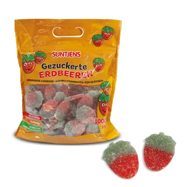Gezuckerte Erdbeeren
